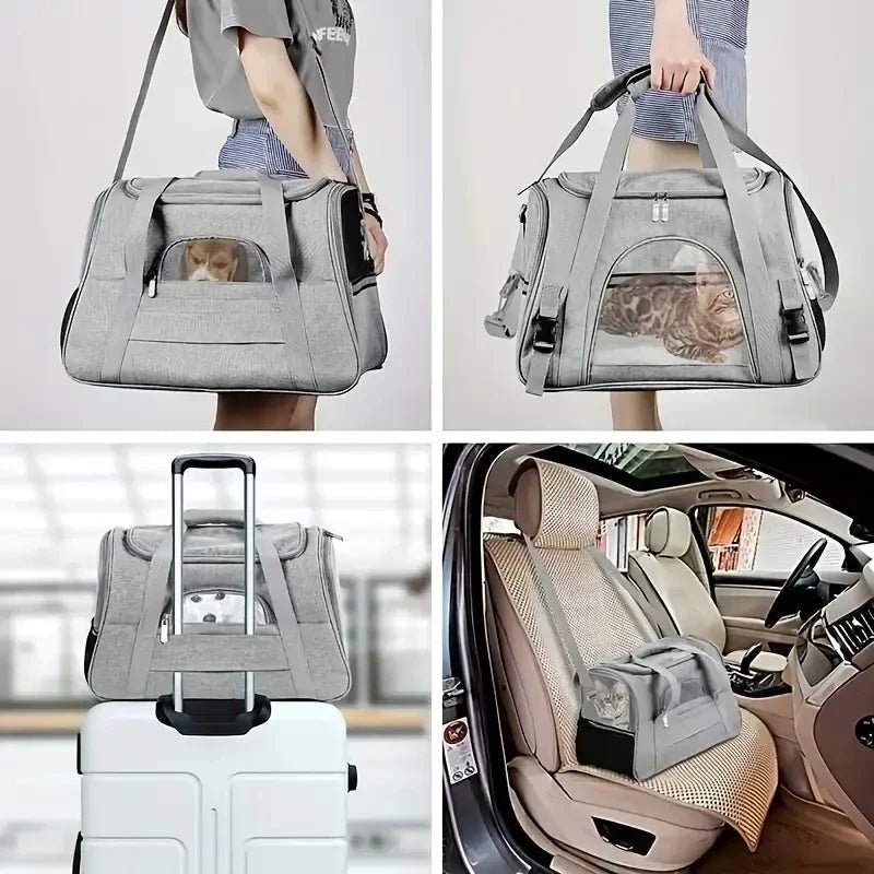 Transporteur Douillet pour Chats - Voyagez avec style et confort! - Mon Compagnon Douillet