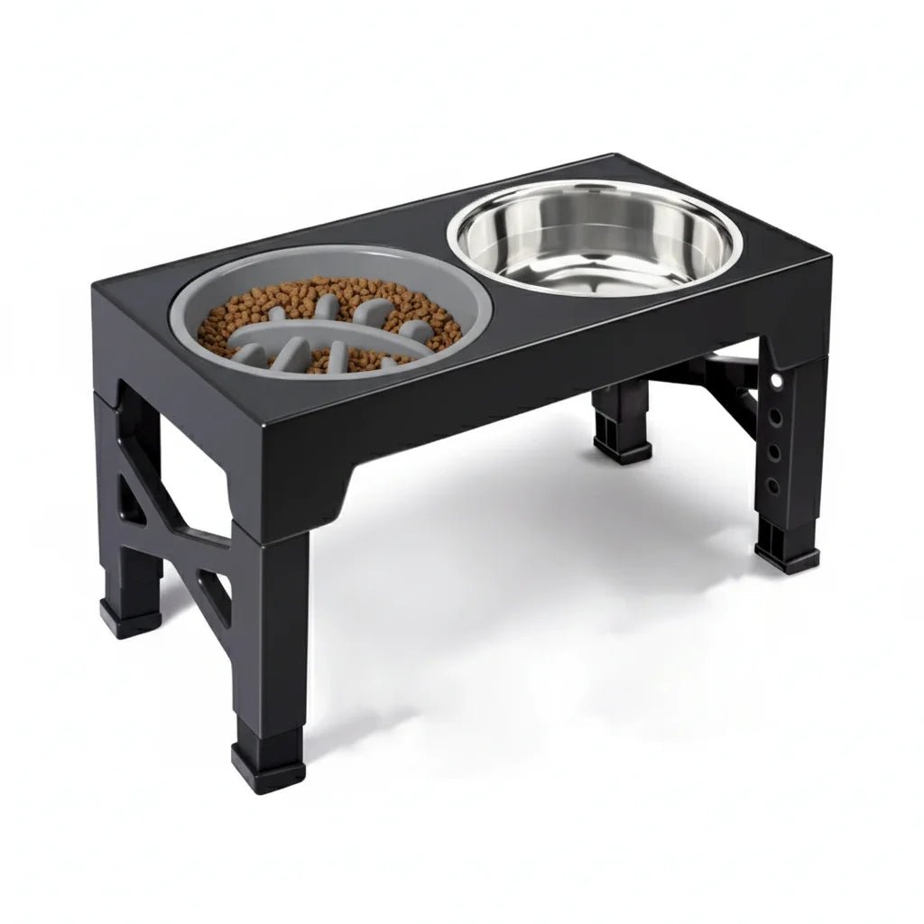 Support Élevé pour Chiens - Confort Optimal à Chaque Repas - Mon Compagnon Douillet