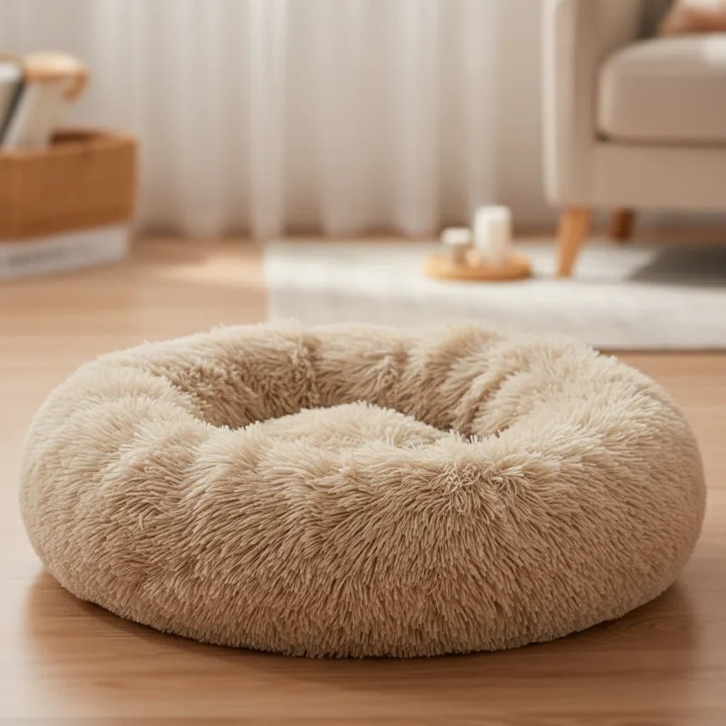 Lit Rond Super Doux pour Animaux - Confort Ultime pour Votre Compagnon - Mon Compagnon Douillet