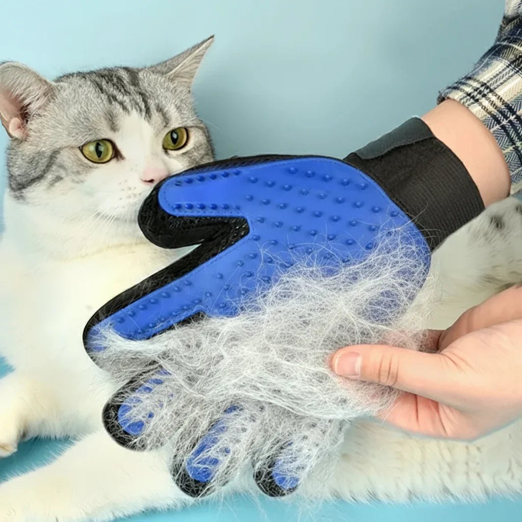 Gants de Toilettage en Silicone - Douceur et Confort pour Votre Animal - Mon Compagnon Douillet