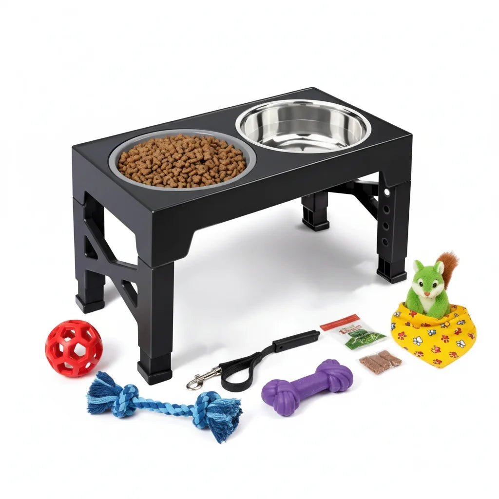 Support Élevé pour Chiens - Confort Optimal à Chaque Repas - Mon Compagnon Douillet