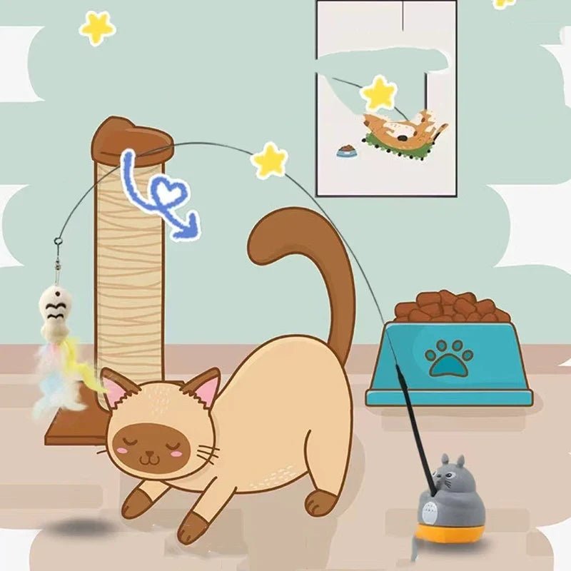 Jouet à Plumer pour Chats - Amusez votre félin! - Mon Compagnon Douillet
