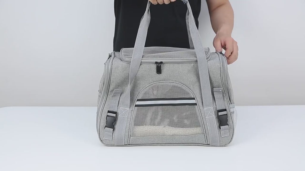 Transporteur Douillet pour Chats - Voyagez avec style et confort!